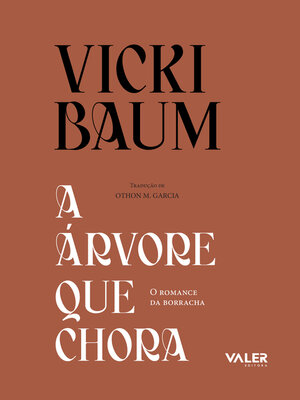 cover image of A Árvore que Chora
